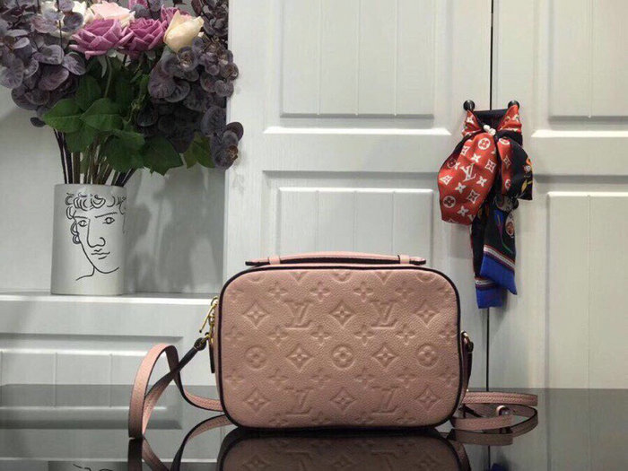 Louis Vuitton Monogram Empreinte Saintonge Pink M44597