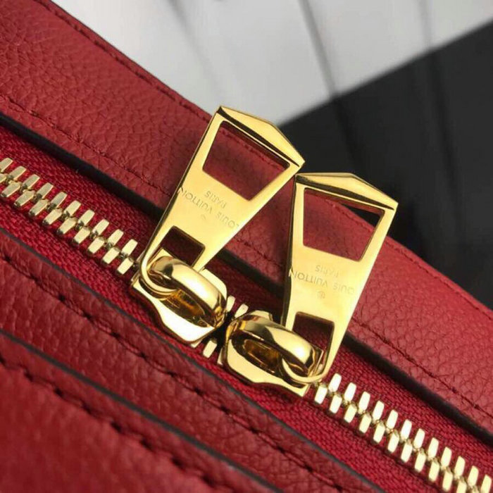 Louis Vuitton Monogram Empreinte Saintonge Red M44597