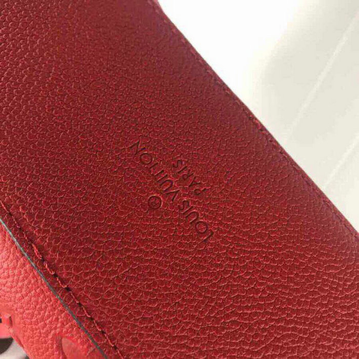 Louis Vuitton Monogram Empreinte Saintonge Red M44597