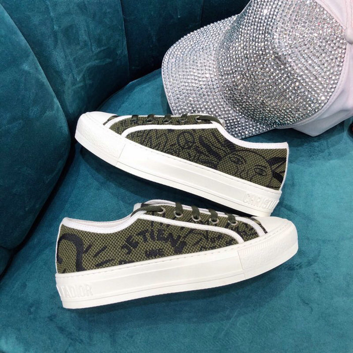 Dior Black Sneaker Green D40303