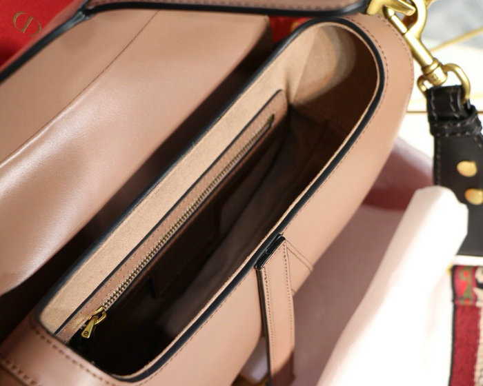 Dior Smooth Calfskin Saddle Bag Nude M9001