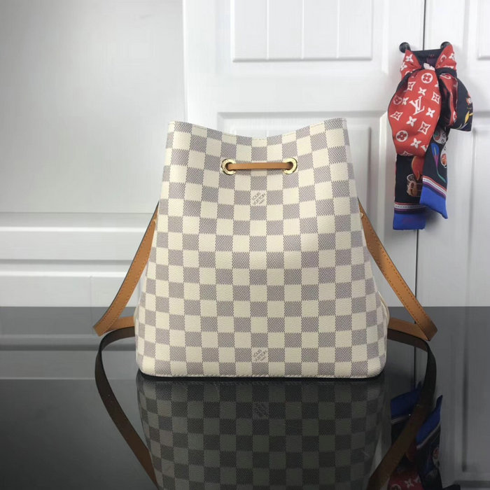 Louis Vuitton Damier Azur Canvas Neonoe Yellow N40153