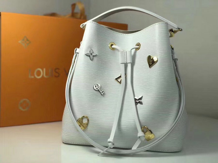 Louis Vuitton Epi Leather Neonoe White M53238