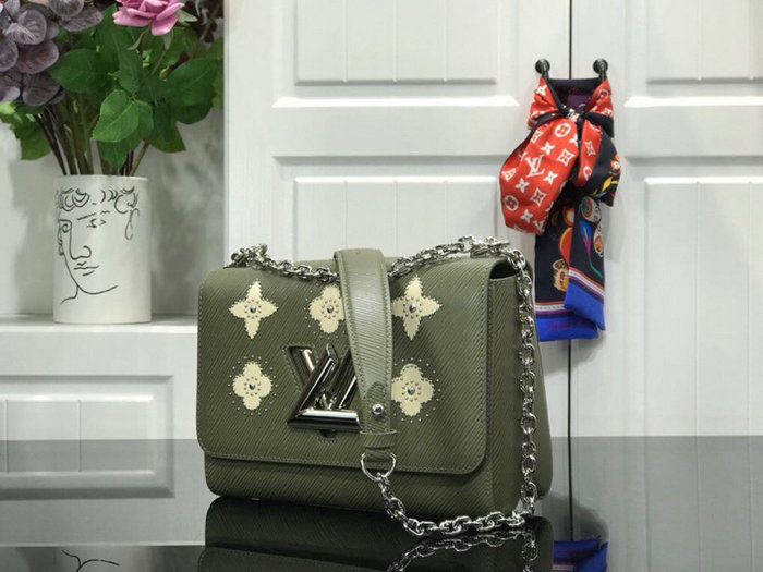 Louis Vuitton Epi Leather Twist MM Green M52131