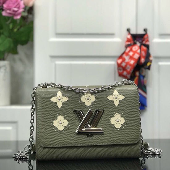 Louis Vuitton Epi Leather Twist MM Green M52131