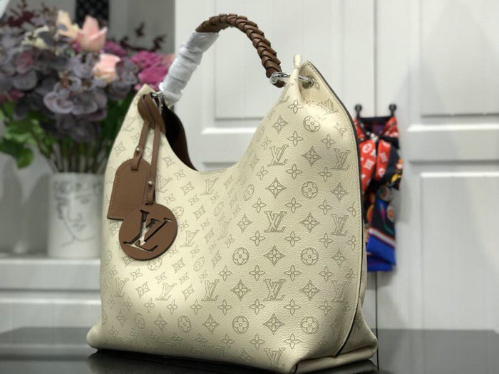 Louis Vuitton Mahina Leather Carmel Creme M53188