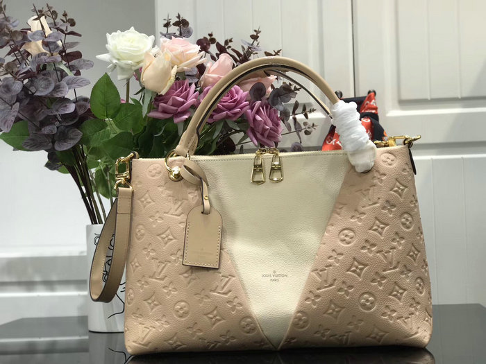 Louis Vuitton Monogram Empreinte V Tote BB Beige M44397