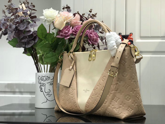 Louis Vuitton Monogram Empreinte V Tote BB Beige M44397