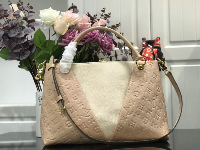 Louis Vuitton Monogram Empreinte V Tote BB Beige M44397