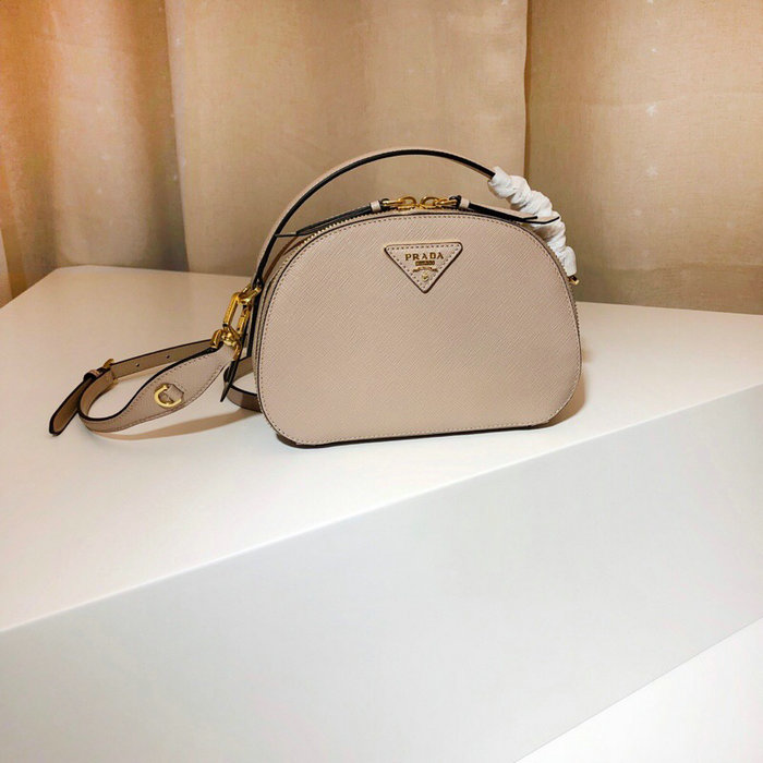 Prada Odette Saffiano Leather Bag Light Pink 1BH123