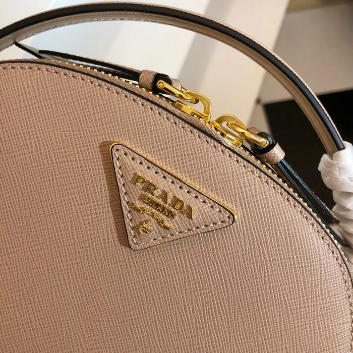 Prada Odette Saffiano Leather Bag Light Pink 1BH123