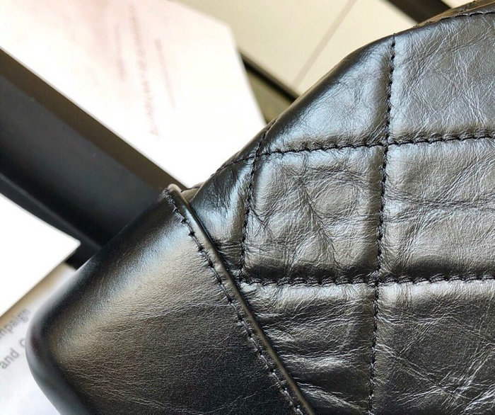 Chanel Aged Calfskin Gabrielle Backpack Black A94502