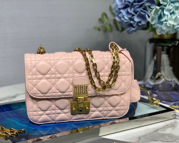 Dior Addict Lambskin Flap Bag Pink D42001