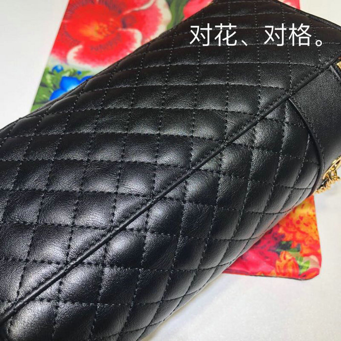 Gucci Quilted Leather Belt Bag Black 572298