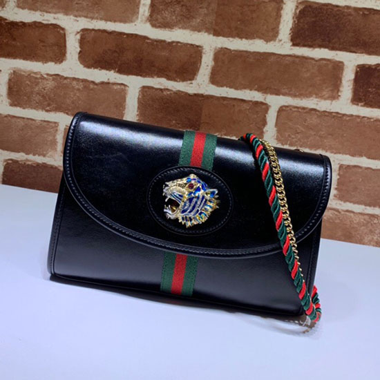 Gucci Rajah Small Shoulder Bag Black 570145