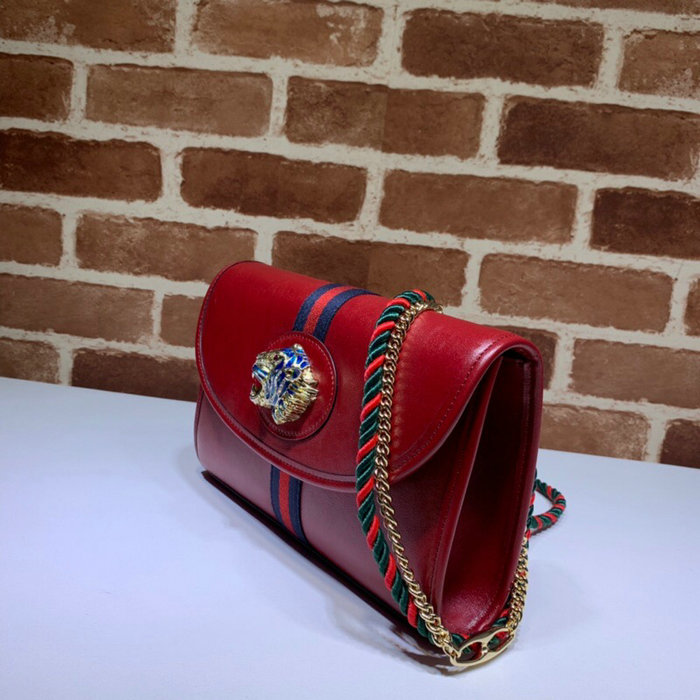 Gucci Rajah Small Shoulder Bag Red 570145