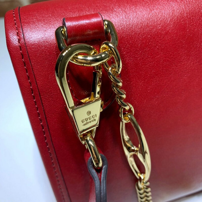 Gucci Rajah Small Shoulder Bag Red 570145