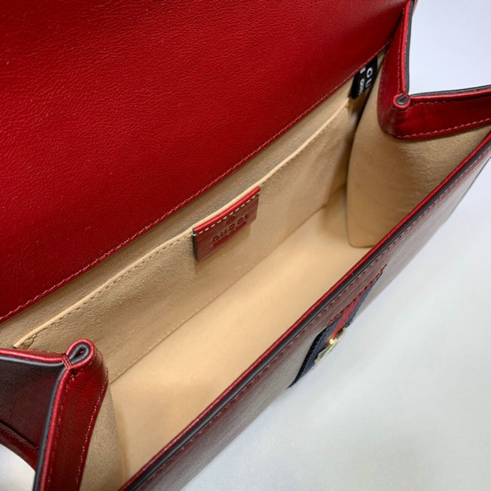 Gucci Rajah Small Shoulder Bag Red 570145