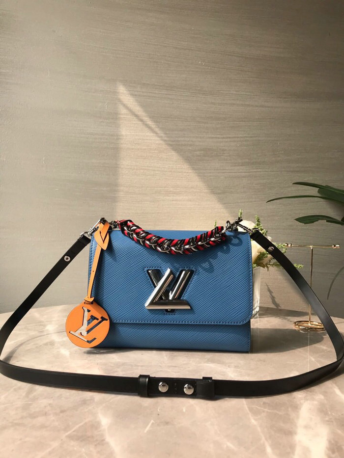 Louis Vuitton Epi Leather Twist MM Blue M53597