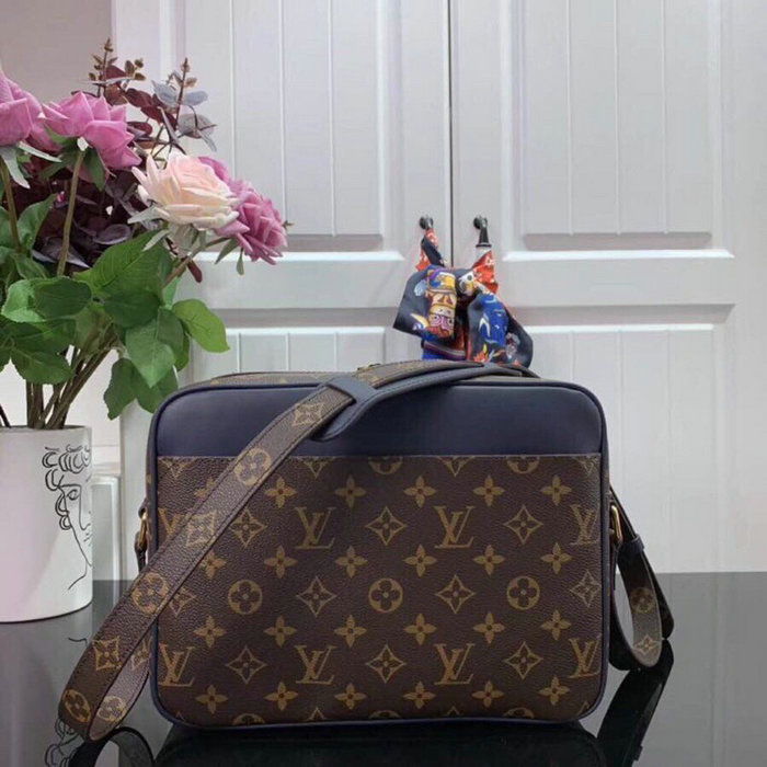 Louis Vuitton Monogram Canvas Nil Slim Blue M51478