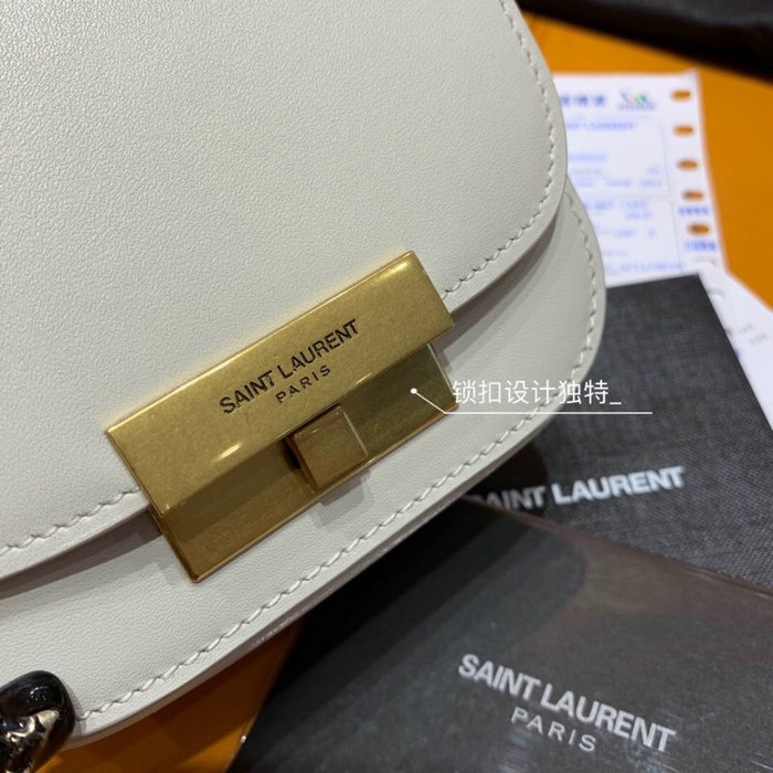 Saint Laurent Betty Mini Satchel White 566959