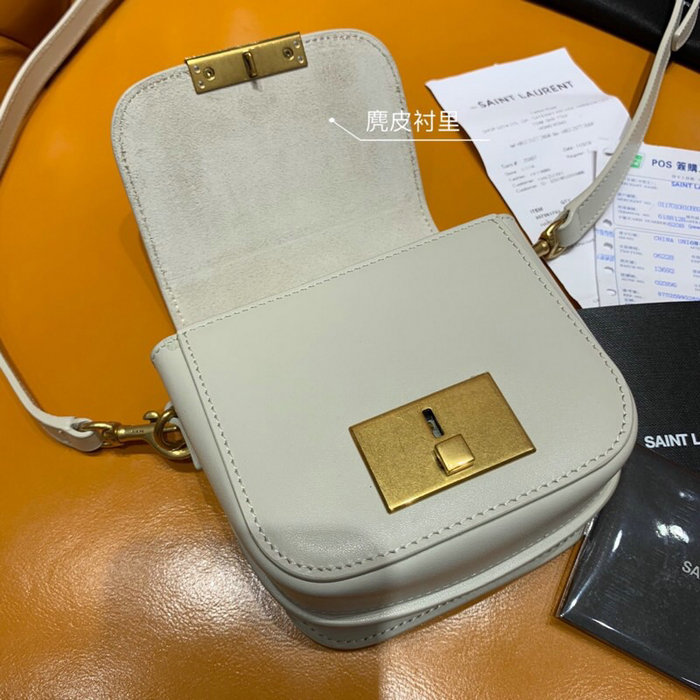 Saint Laurent Betty Mini Satchel White 566959