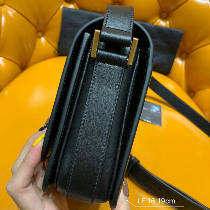 Saint Laurent Le 61 Small Saddle Bag Black 568569