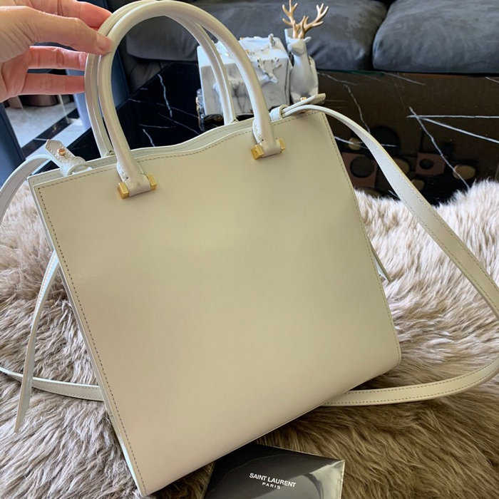 Saint Laurent Uptown Small Tote Off-white 561203