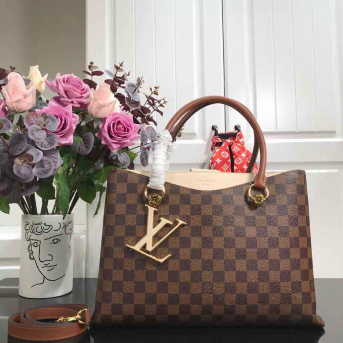 Louis Vuitton Damier Ebene Canvas LV Riverside Cream N40052