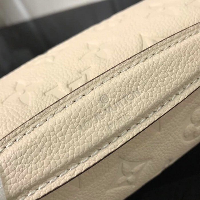 Louis Vuitton Monogram Empreinte Pochette Metis Creme M44738