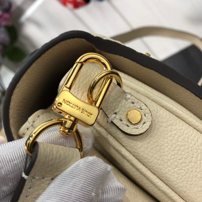 Louis Vuitton Monogram Empreinte Pochette Metis Creme M44738