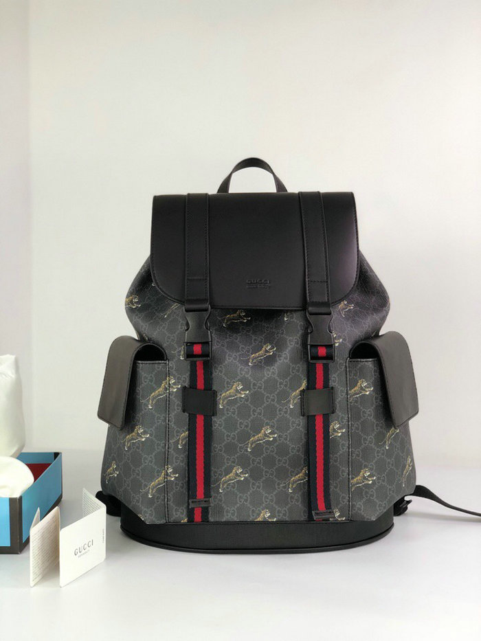 Gucci Soft GG Supreme Tigers Backpack 495563