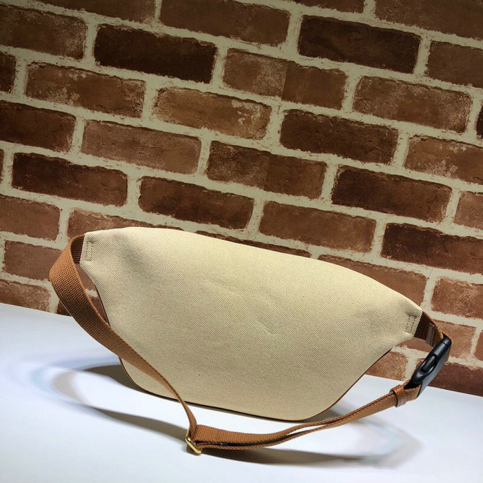 Gucci Vintage Canvas Belt Bag Beige 575082