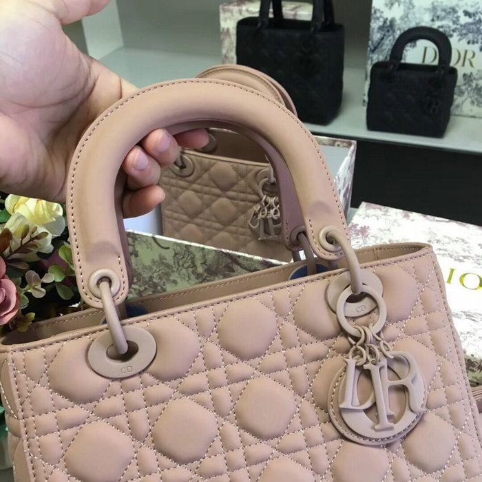 Lady Dior Ultra-Matte Bag Nude D92401