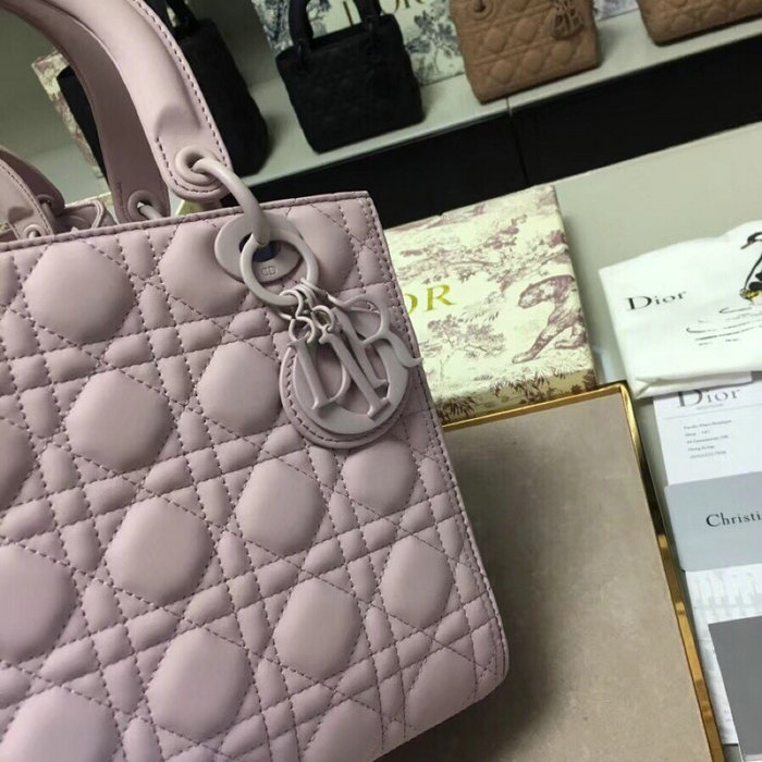 Lady Dior Ultra-Matte Bag Purple D92401