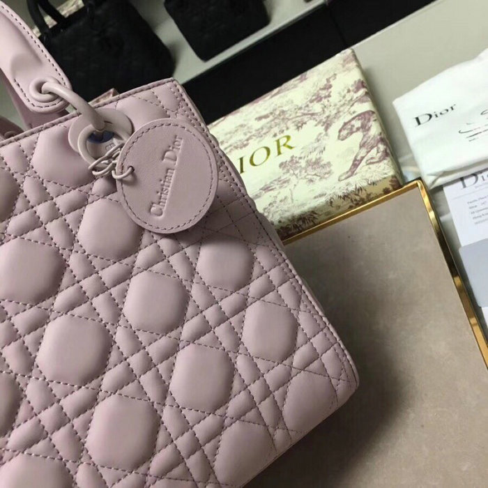 Lady Dior Ultra-Matte Bag Purple D92401