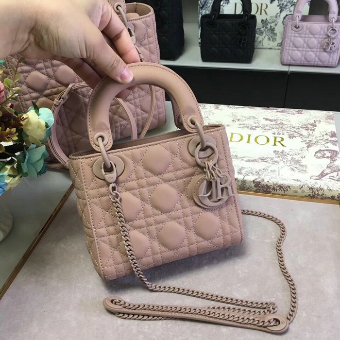 Mini Lady Dior Ultra-Matte Bag Nude D91702