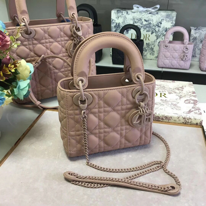 Mini Lady Dior Ultra-Matte Bag Nude D91702