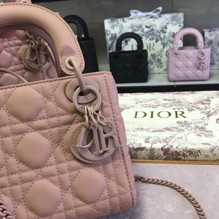 Mini Lady Dior Ultra-Matte Bag Nude D91702