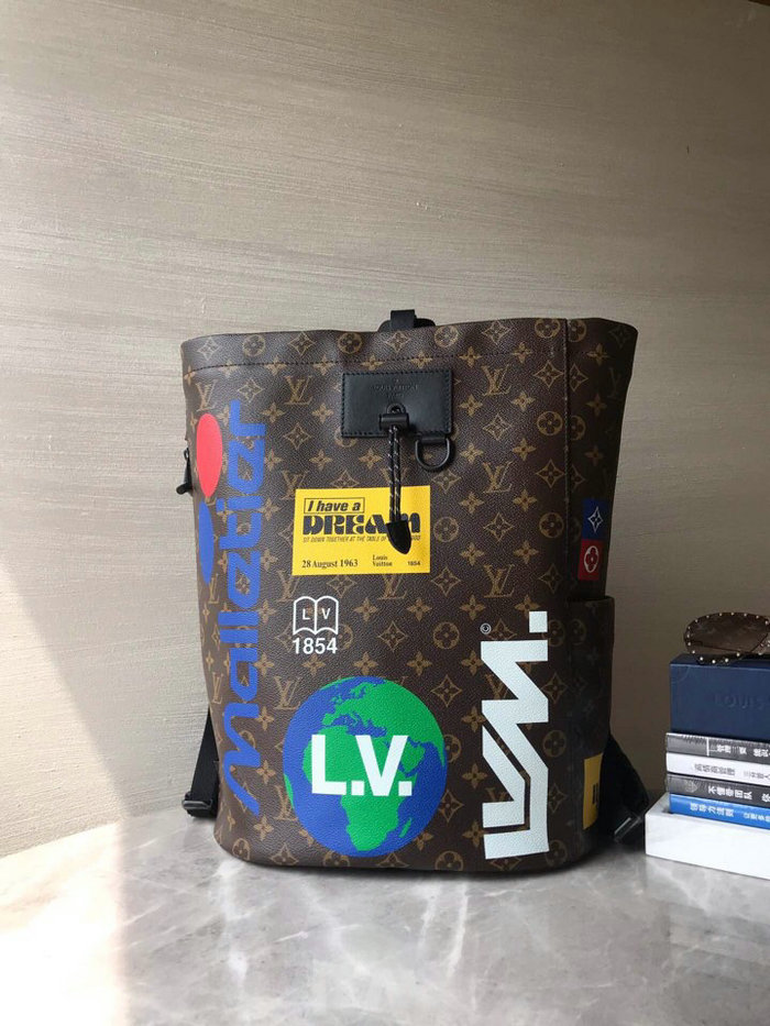 Louis Vuitton Chalk Backpack Marron M44615