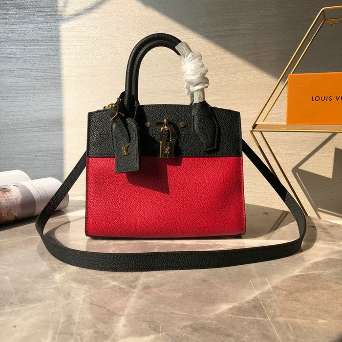 Louis Vuitton City Steamer Mini Red and Black M53804