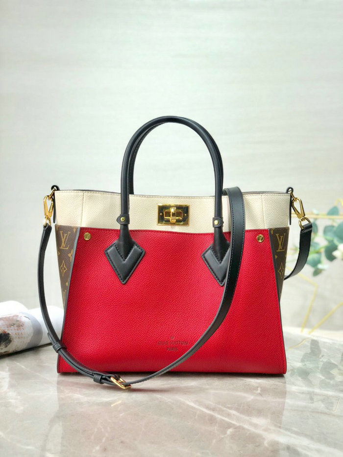 Louis Vuitton On My Side Red M53823