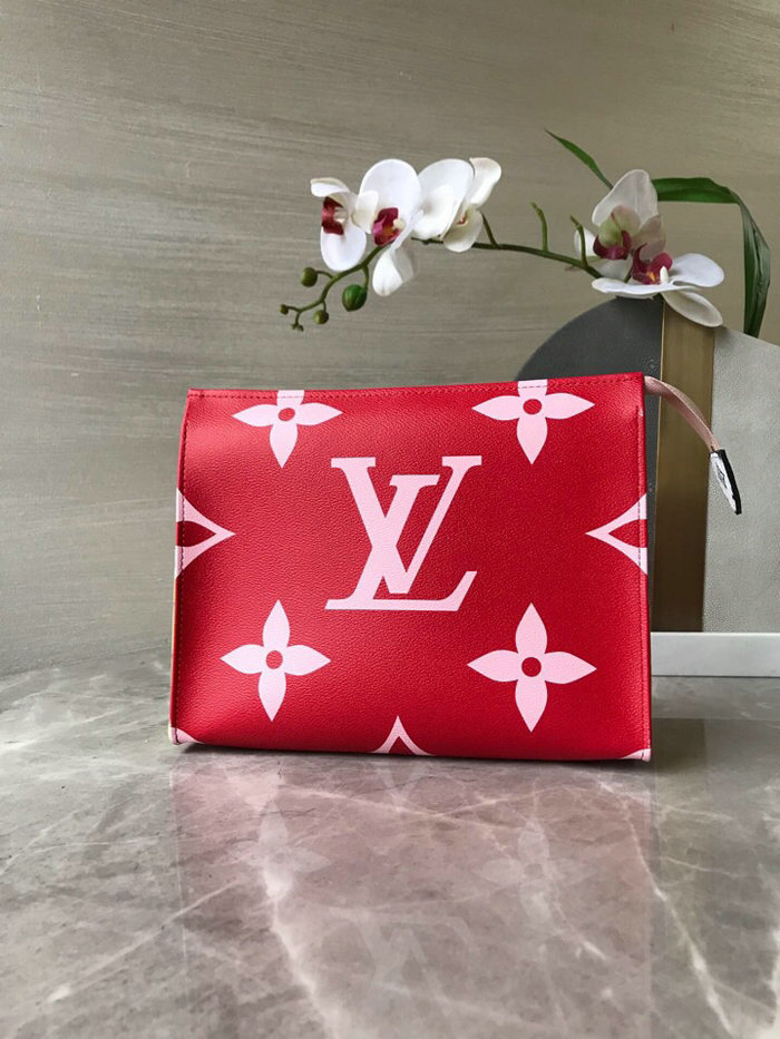 Louis Vuitton Toiletry Pouch 26 Red M47542