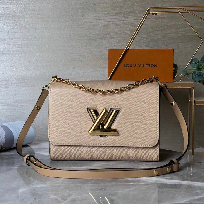 Louis Vuitton Twist MM Beige M53597