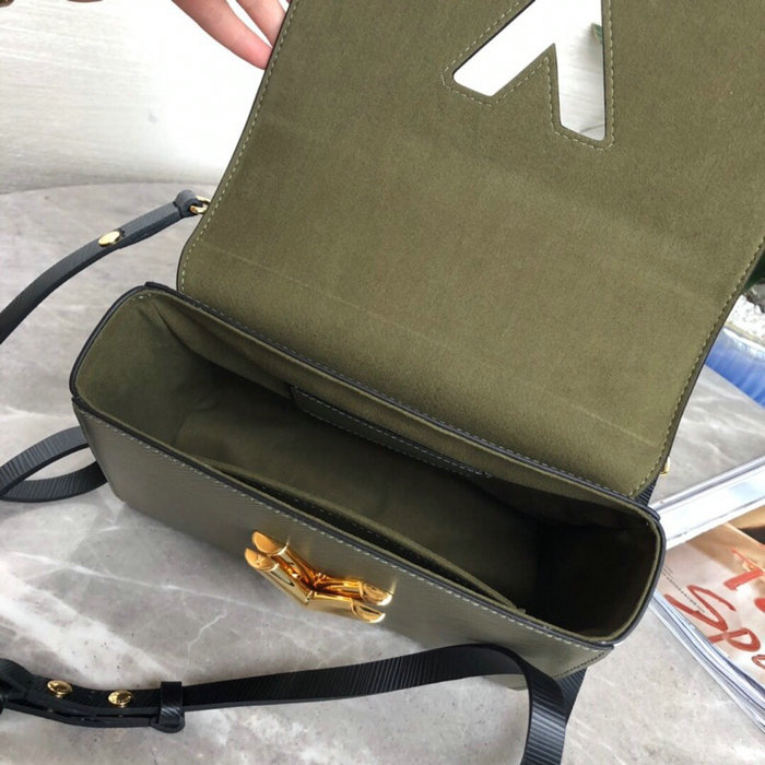 Louis Vuitton Twist MM Green M53597