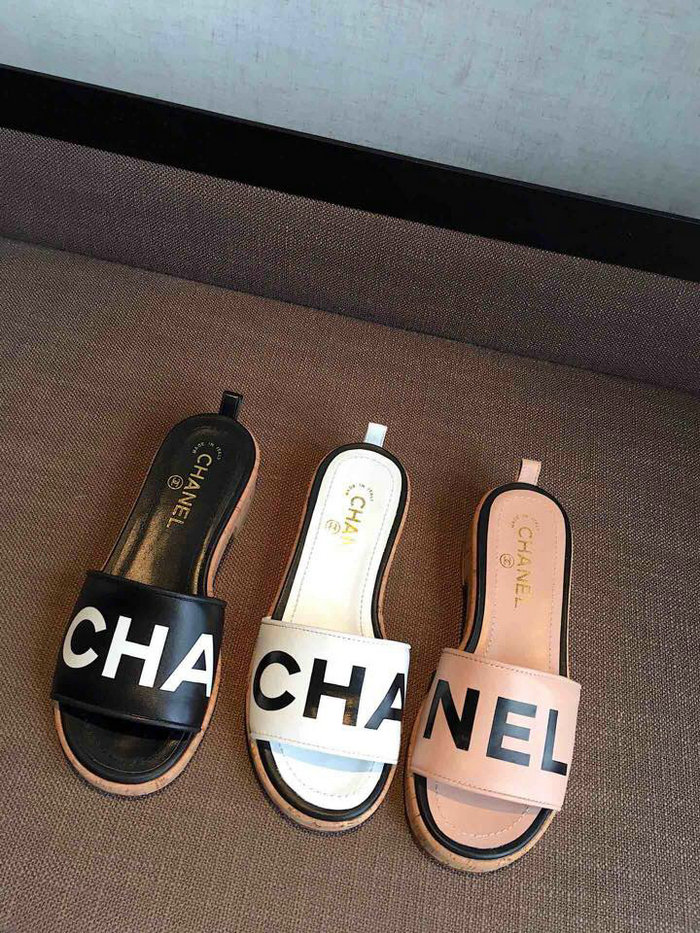 Chanel Lambskin Mules Pink G34876