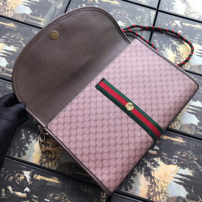 Gucci Rajah GG Medium Shoulder Bag Pink 564697