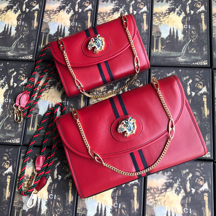 Gucci Rajah Medium Shoulder Bag Red 564697