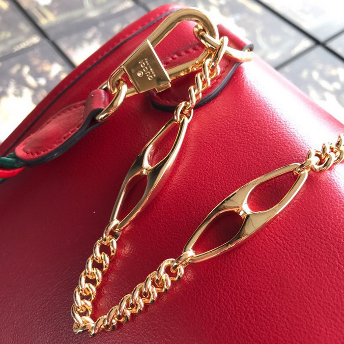 Gucci Rajah Medium Shoulder Bag Red 564697