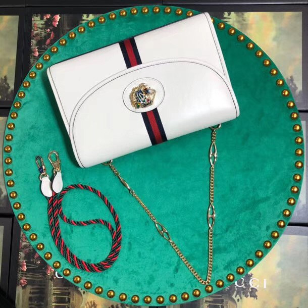 Gucci Rajah Medium Shoulder Bag White 564697